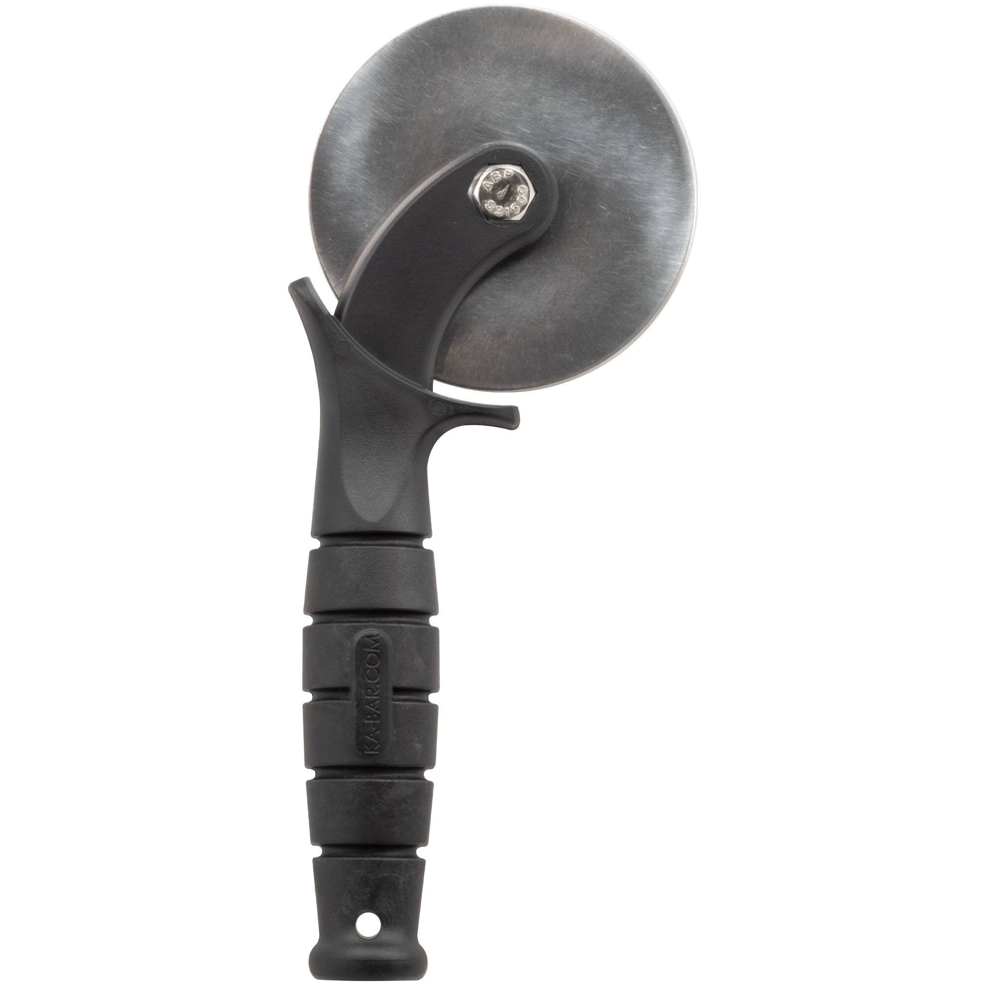 Alt View 1. KA-BAR - KA-BAR 'Za-Saw Pizza Cutter, 440A stainless steel wheel, Creamid® handle.
