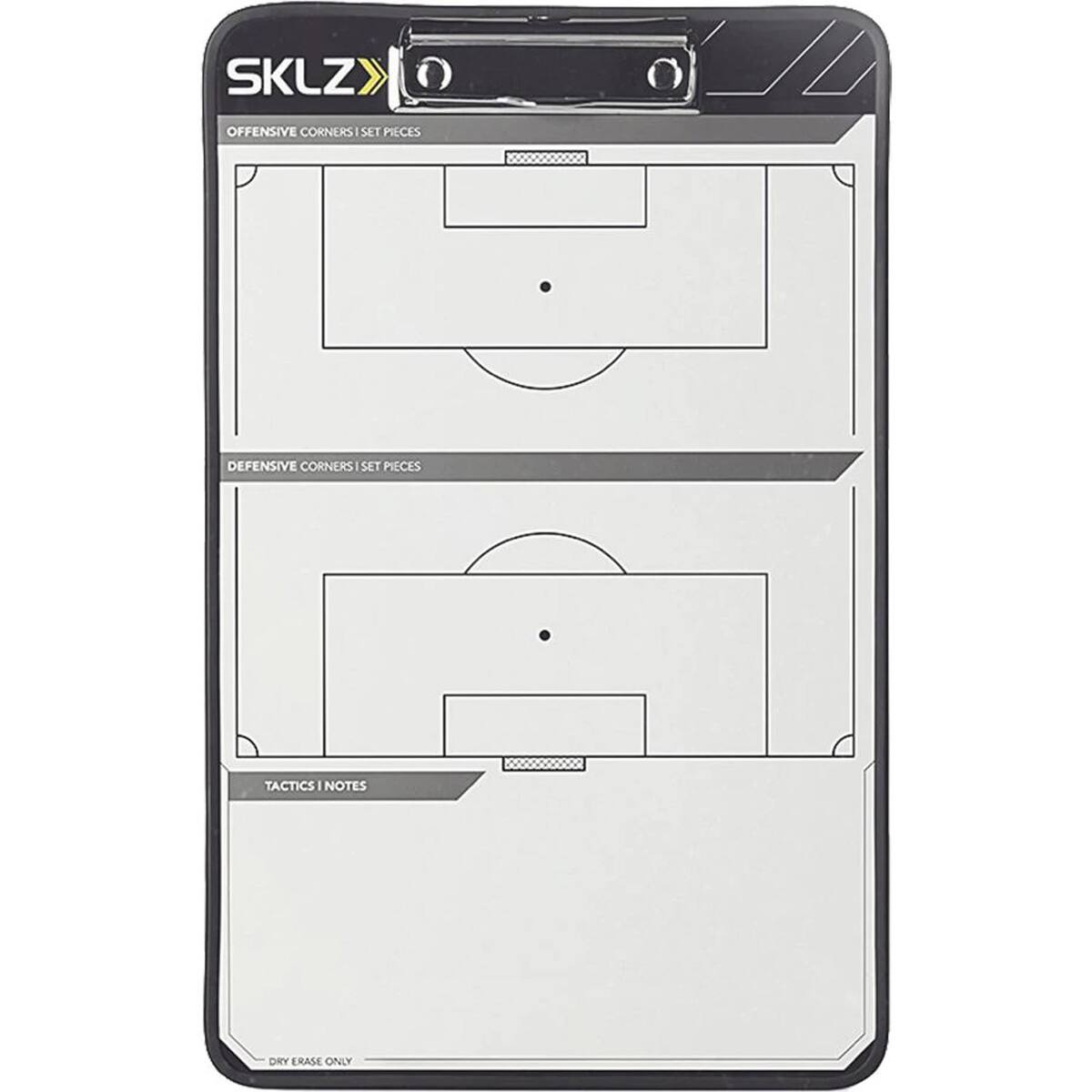 SKLZ> OFFENSIVE CORNERS | SET PIECES  
DEFENSIVE CORNERS | SET PIECES  
TACTICS | NOTES  
DRY ERASE ONLY