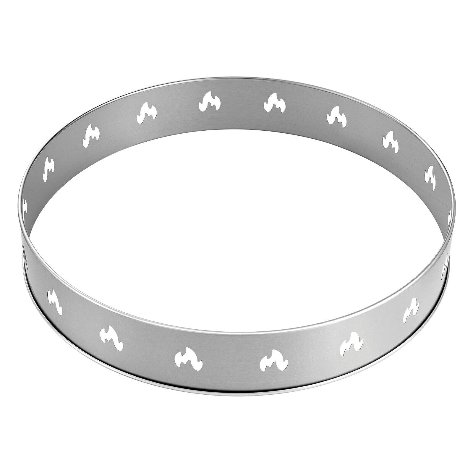 Alt View 10. Glintex - Fire Pit Stand 27-Inch Stainless Steel Support Frame for Smokeless Bonfire Stove, Portable Outdoor Camping Accessory.