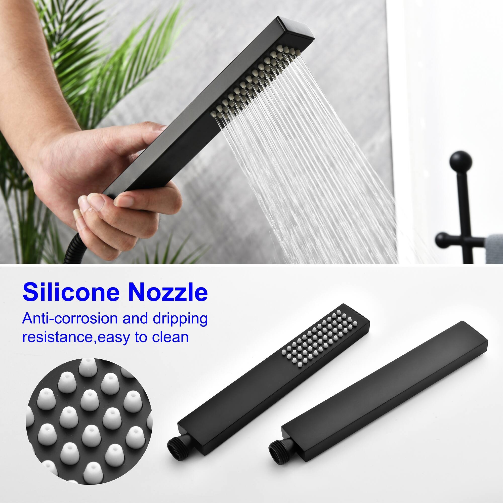 Silicone Nozzle  
Anti-corrosion and dripping resistance, easy to clean