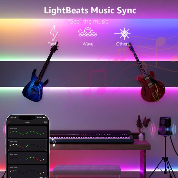 LightBeats Music Sync "See" the music Flash Wave Others 14:48 a 5G music first made a Fae 2 - made a I A