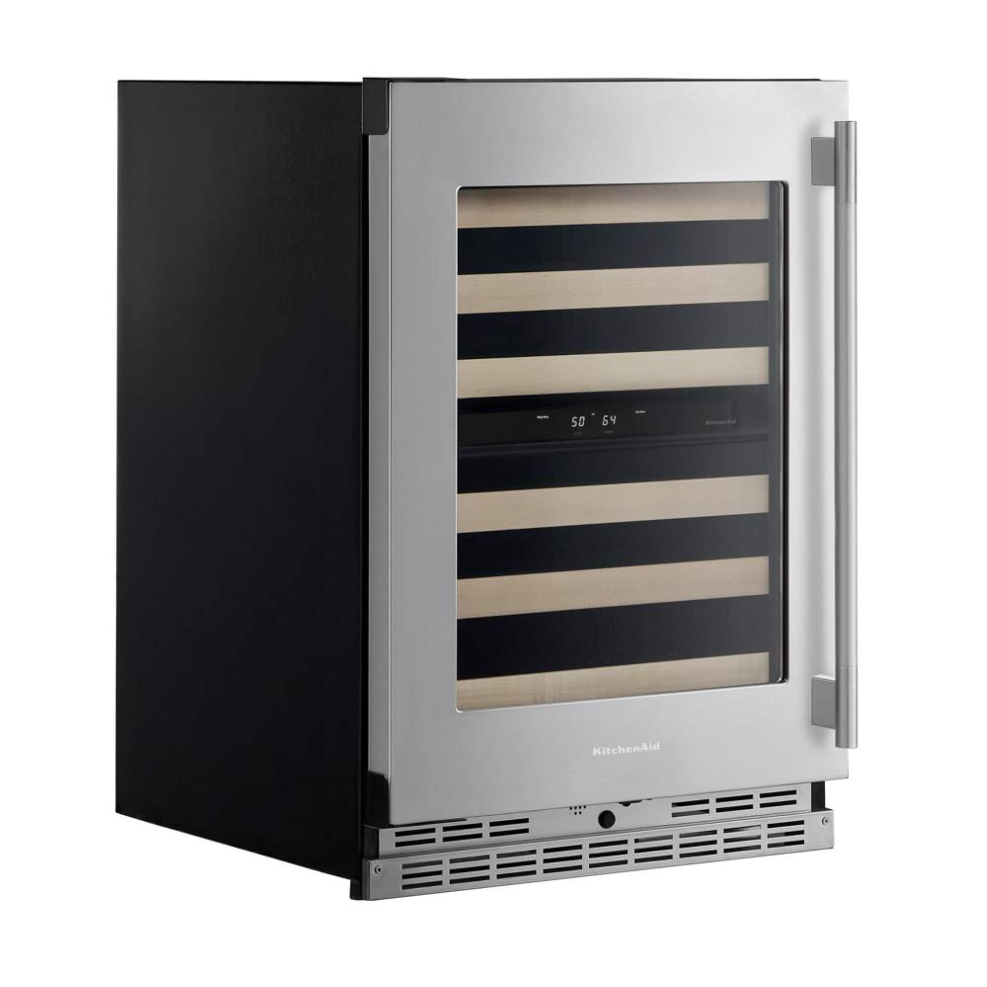 KitchenAid 46 Bottle Wine Cellar PrintShield™ Stainless Finish