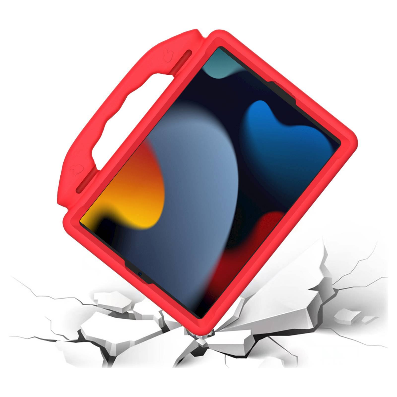 Alt View 14. SaharaCase - KidProof Case for Apple iPad 10.2 (8th Generation 2020 and 9th Generation 2021) - Red.