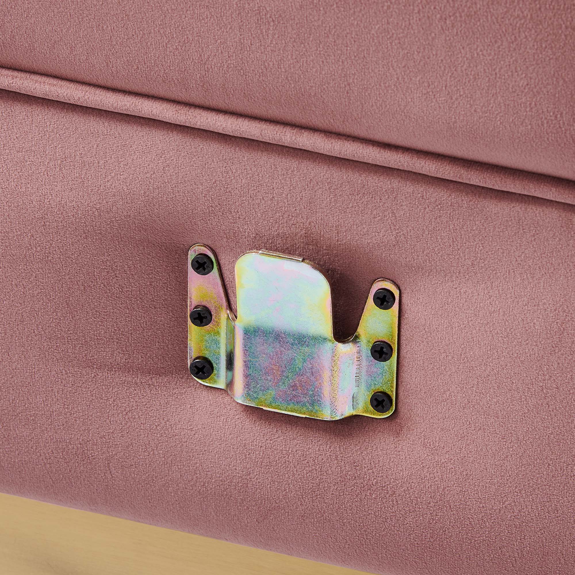 Alt View 8. Modway - Sanguine 6-Piece Channel Tufted Performance Velvet Modular Sectional Sofa by Modway - Red.