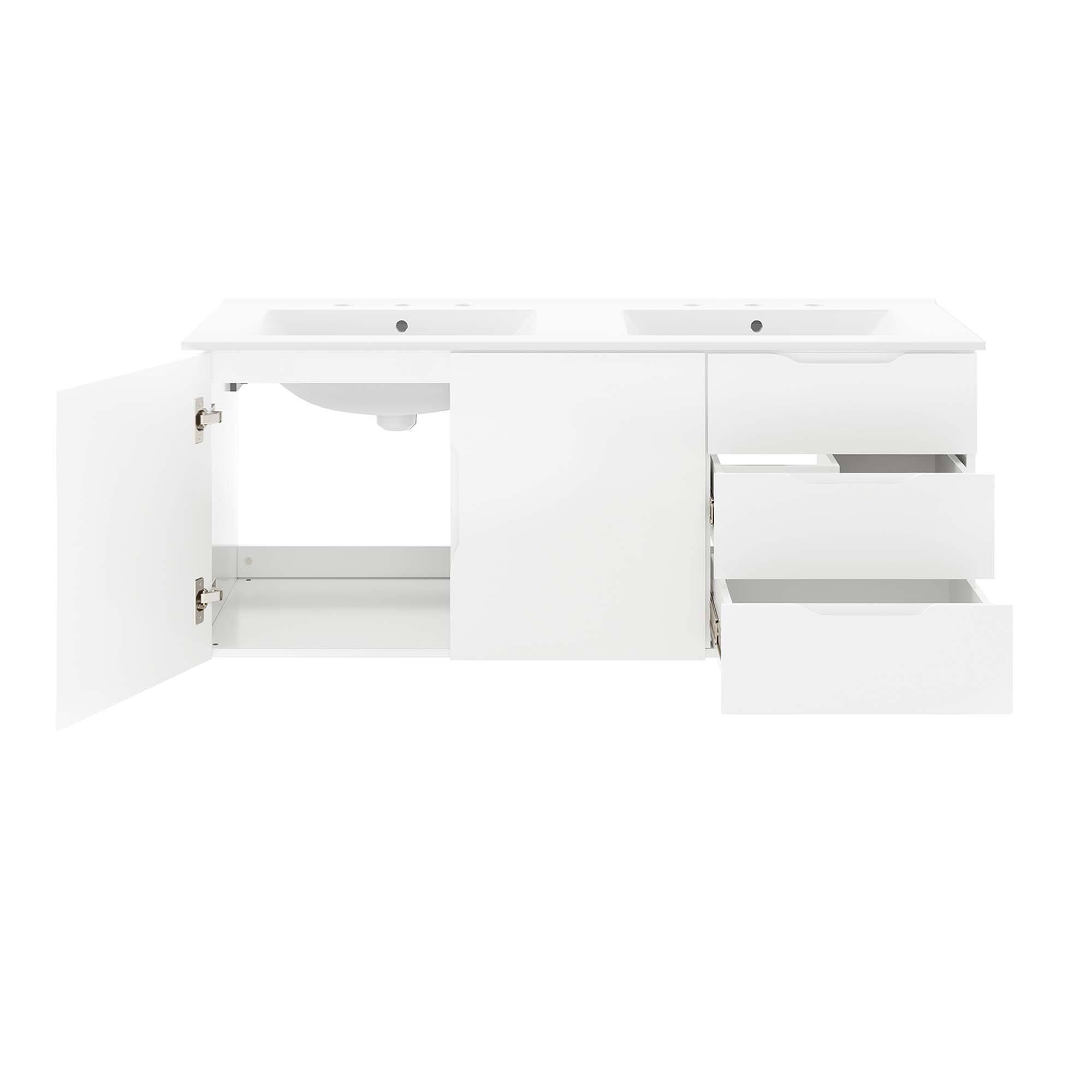 Alt View 2. Modway - Vitality Bathroom Vanity Basin Included by Modway - White White.