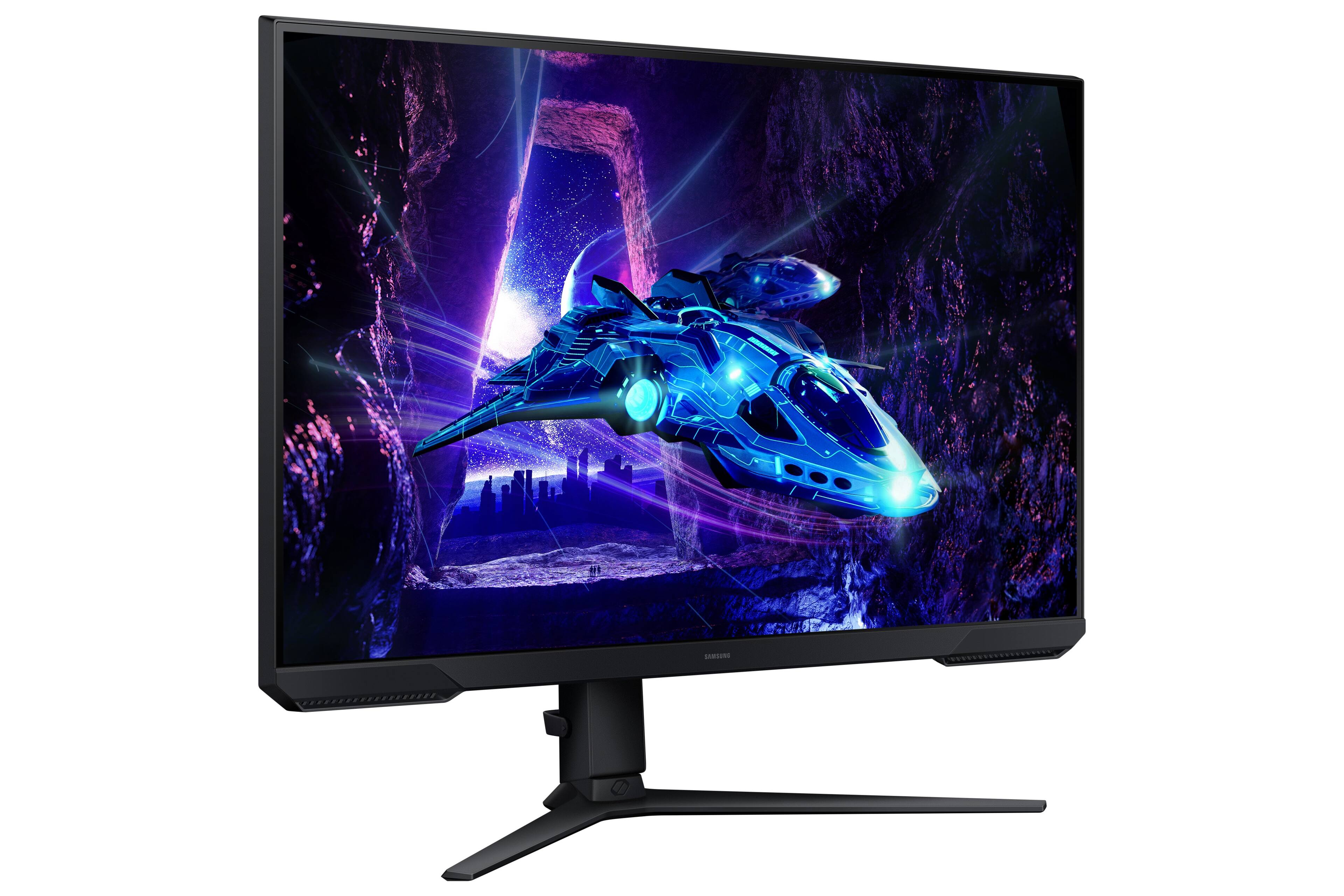 Alt View 12. Samsung - Odyssey G30D 32" LED AMD FreeSync Premium 180Hz 1ms Gaming Monitor (DisplayPort, HDMI) - Black.