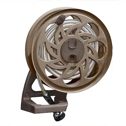 Front. Suncast - Wall-Mounted Garden Hose Reel .