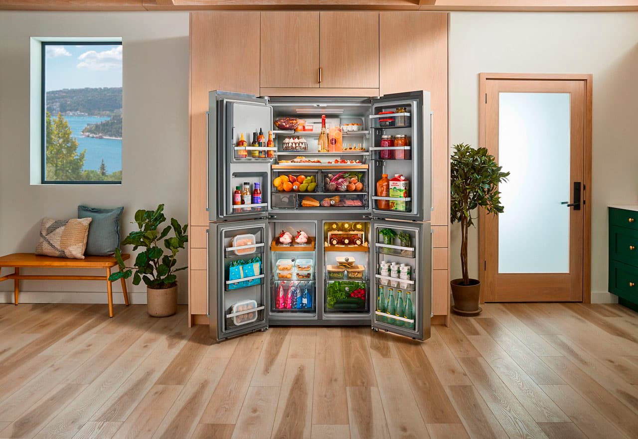 Alt View 22. KitchenAid - 19.4 Cu. Ft. French Door Refrigerator with Flexible Temperature Zone - Fingerprint Resistant Stainless Steel.