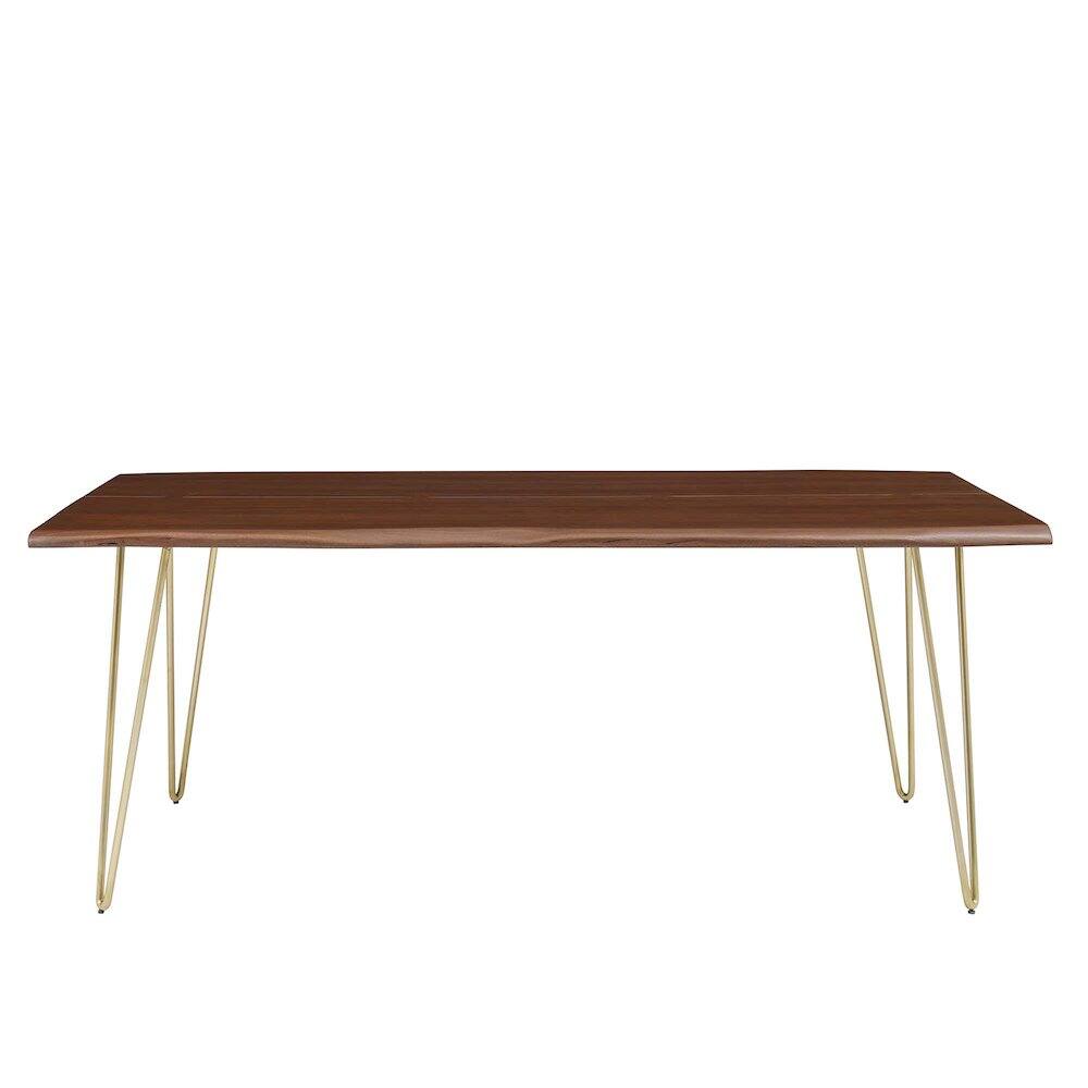 Alt View 4. Modway - Ardor 74" Live Edge Acacia Wood Acacia Wood Dining Table - Brown.