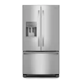 Whirlpool - 24.7 Cu. Ft. French Door Refrigerator with Elevated Deli Drawer - Stainless Steel