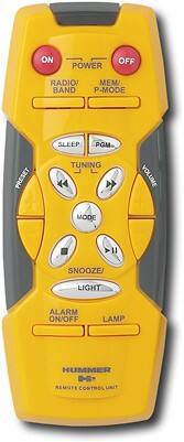 Best Buy Hummer Cd Am Fm Stereo Clock Radio Yellow Hcr Y