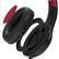 Alt View 4. FosPower - Kids Headphones Wired Microphone, Over Ear Headphones for Kids with Cord, Kids Headset with 3.5mm, Black/Red - Multicolored.