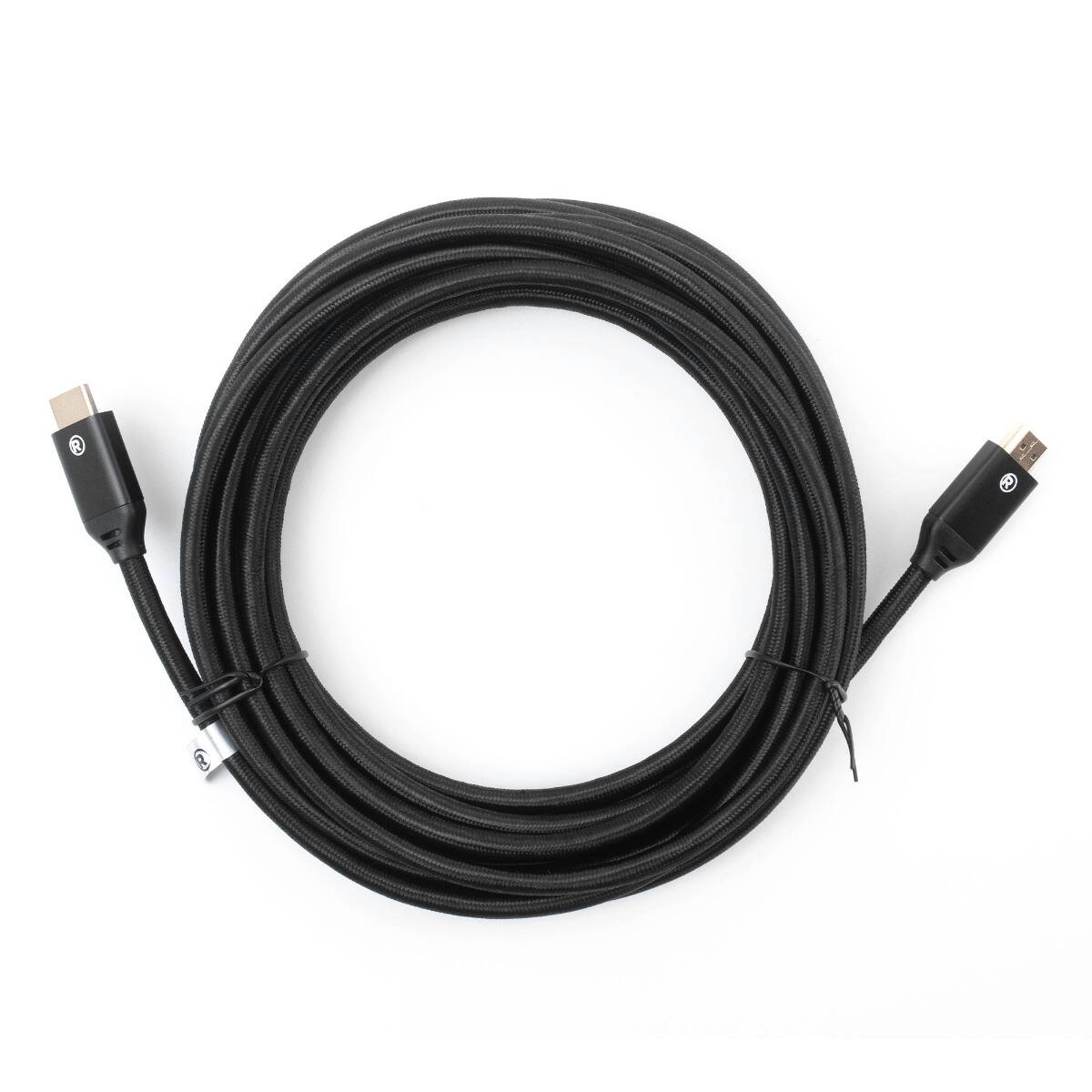 Front. RadioShack - HDMI 2.0 High Speed 4K60 Round Cable - 20 Feet - Black.
