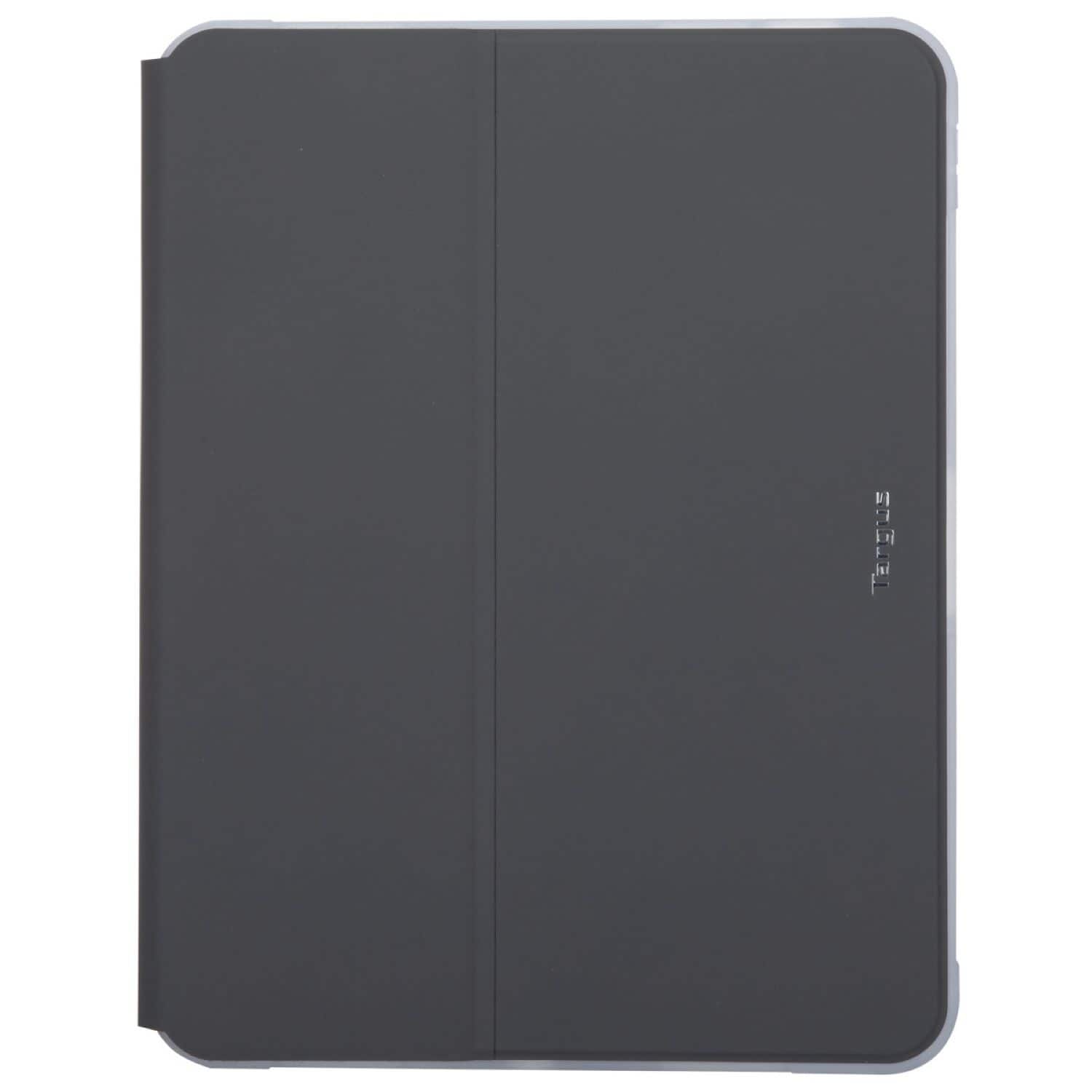 Front. Targus - SafePort Slim Case for 10.9" iPad (10th Gen.) - Clear/ Black.