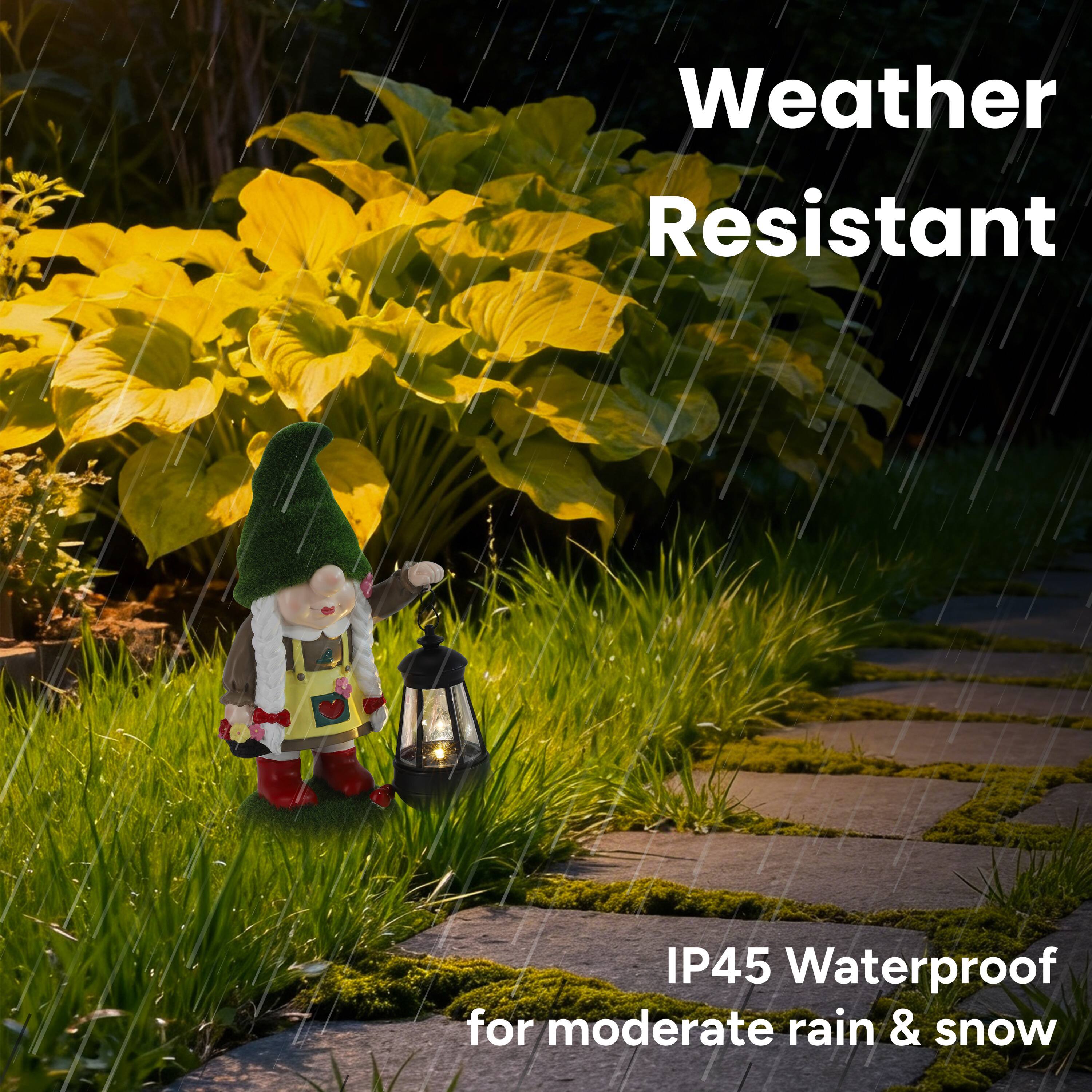 Weather Resistant  
IP45 Waterproof for moderate rain & snow