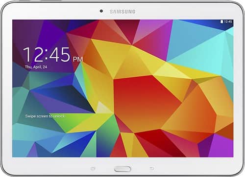  Samsung - Geek Squad Certified Refurbished Galaxy Tab 4 10.1 - 16GB - White