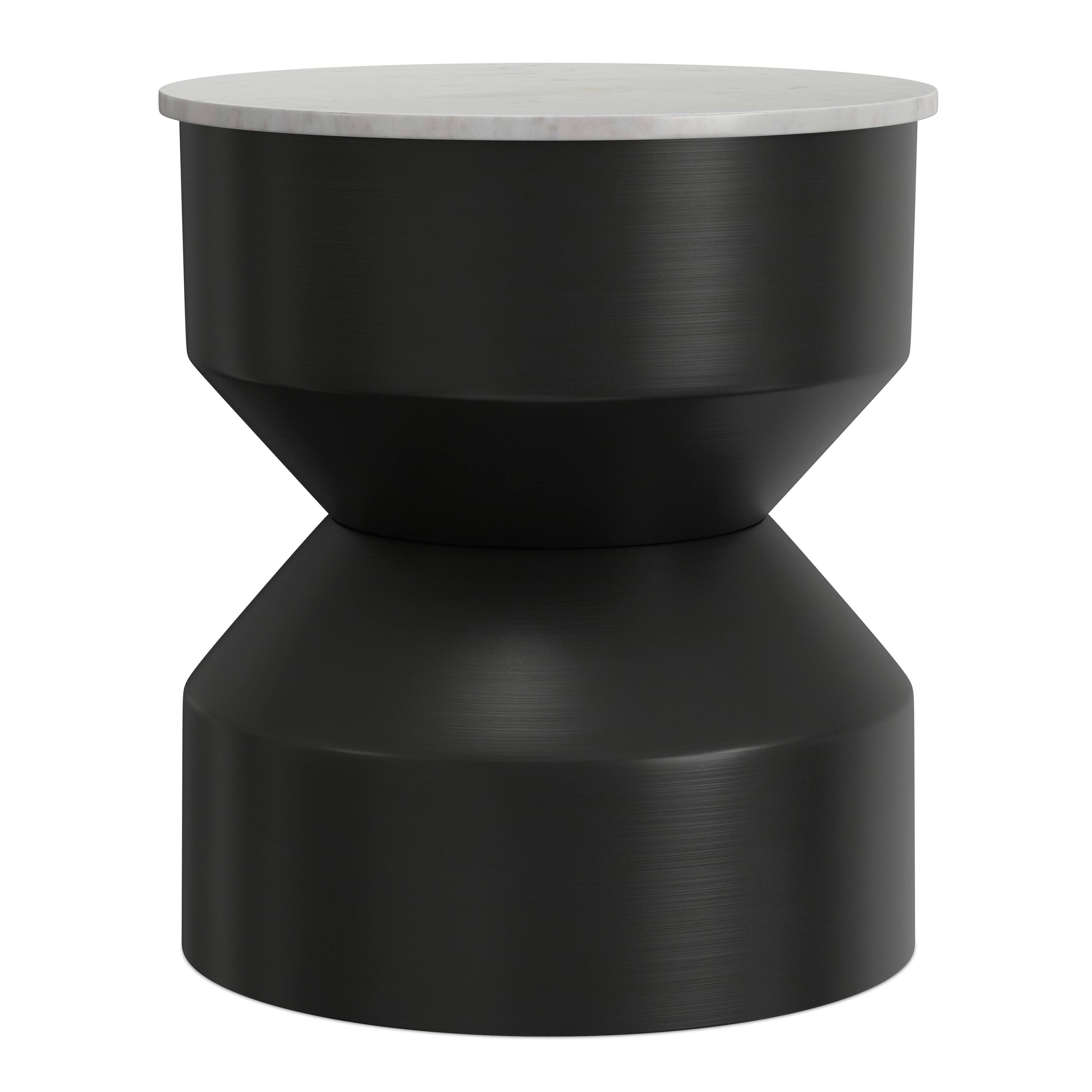 Alt View 2. Simpli Home - Maxine Side Table - Black, White.