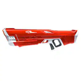 SPYRA - Electric Water Blaster Outdoor Squirt Gun for Pool Games, SpyraThree - Red