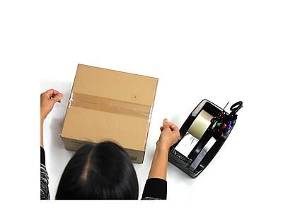 Alt View 4. Officemate - 2-in-1 Deluxe Desktop Dispenser, - Black.