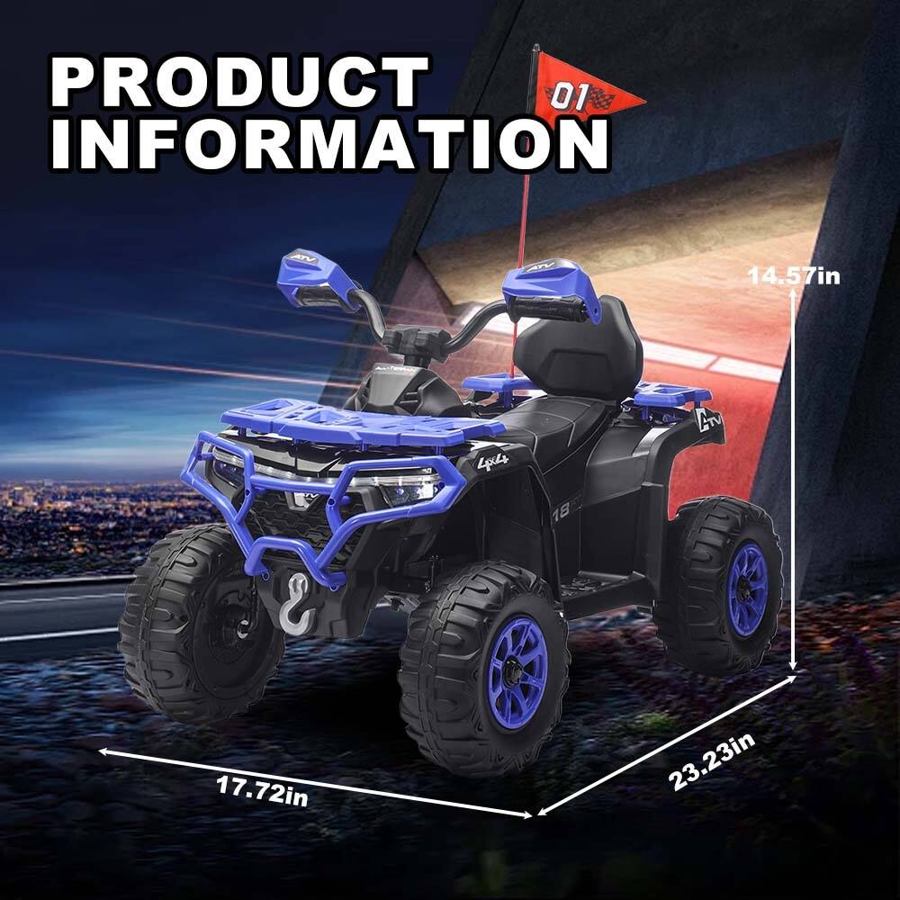 PRODUCT 01 INFORMATION  
VTA  
ATV  
14.57in  
S 17.72in  
4x4  
18  
GTV 23.23in