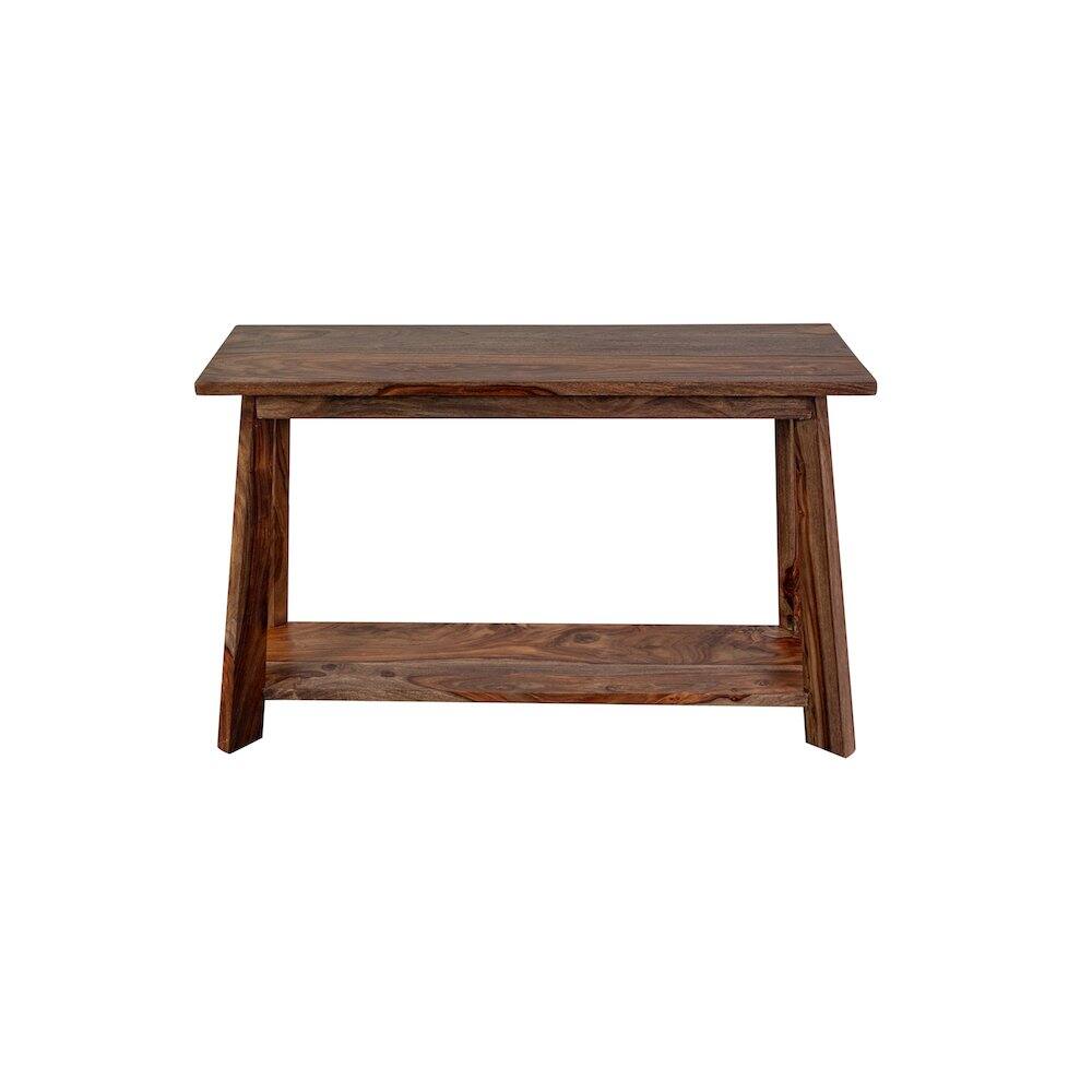 Back. Porter Designs - Kalispell Solid Sheesham Wood Console Table - Brown.