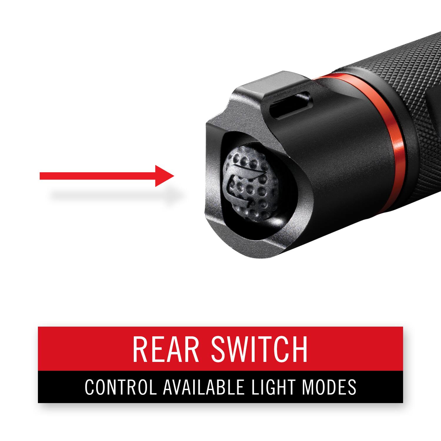 REAR SWITCH  
CONTROL AVAILABLE LIGHT MODES