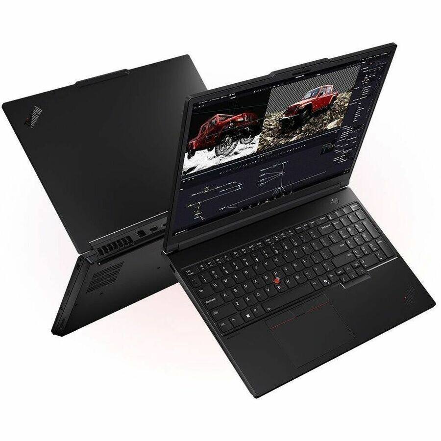 Alt View 2. Lenovo - Lenovo ThinkPad P16 Gen 3 21RQ0018US 16" Mobile Workstation - WUXGA - Intel Core Ultra 7 255HX - 32 GB - 1 TB SSD - Black.