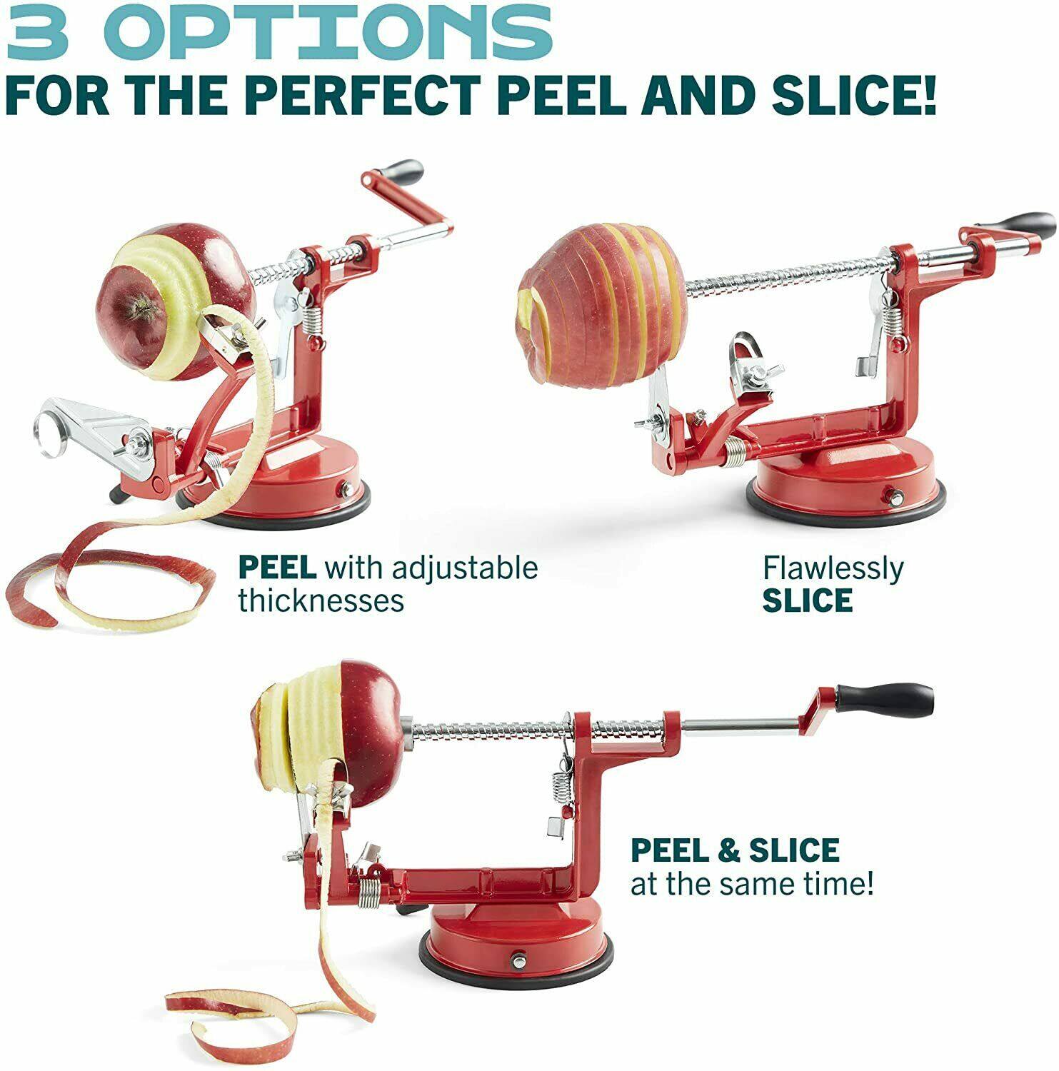 3 OPTIONS FOR THE PERFECT PEEL AND SLICE!

- PEEL with adjustable thicknesses
- Flawlessly SLICE
- PEEL & SLICE at the same time!
