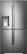 Front. Samsung - Chef Collection 34.3 Cu. Ft. 4-Door Flex French Door Refrigerator with Thru-the-Door Ice and Water - Stainless Steel.