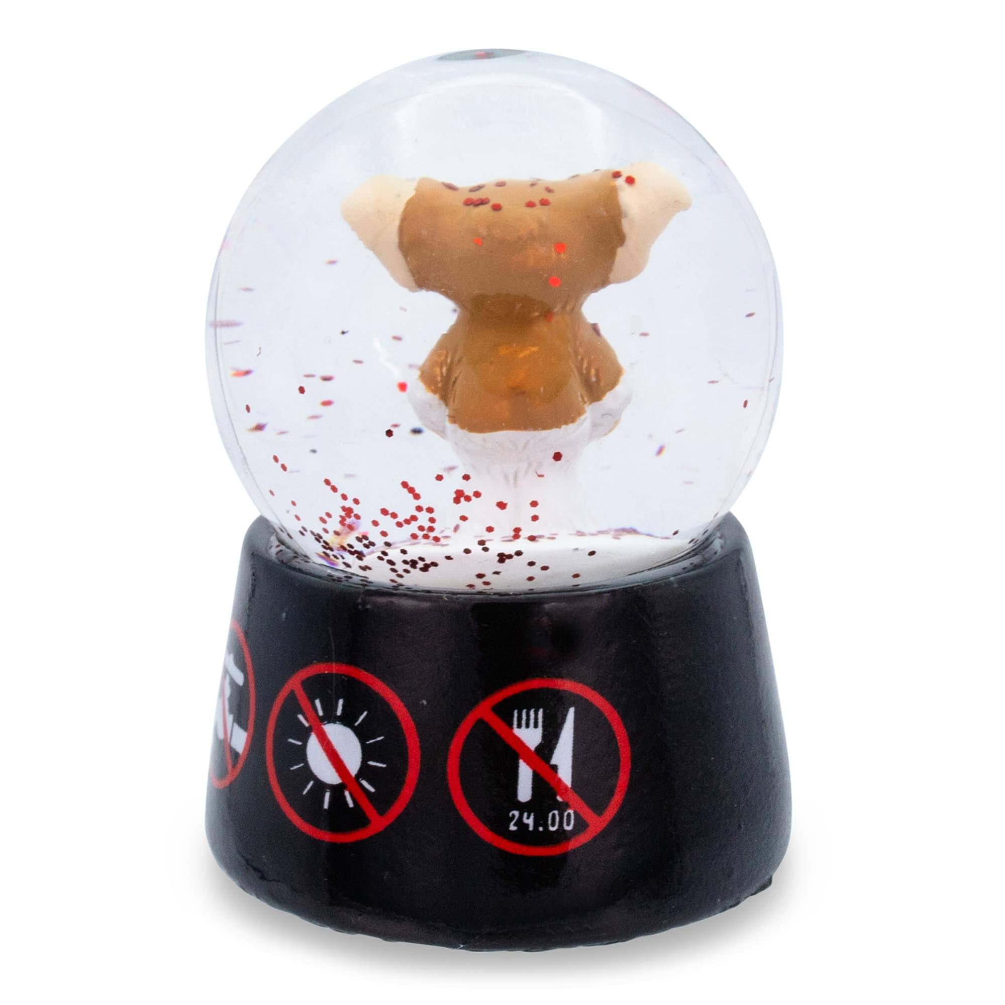 Alt View 1. Silver Buffalo - Gremlins Gizmo Collectible Mini Snow Globe | 3 Inches Tall - Black.