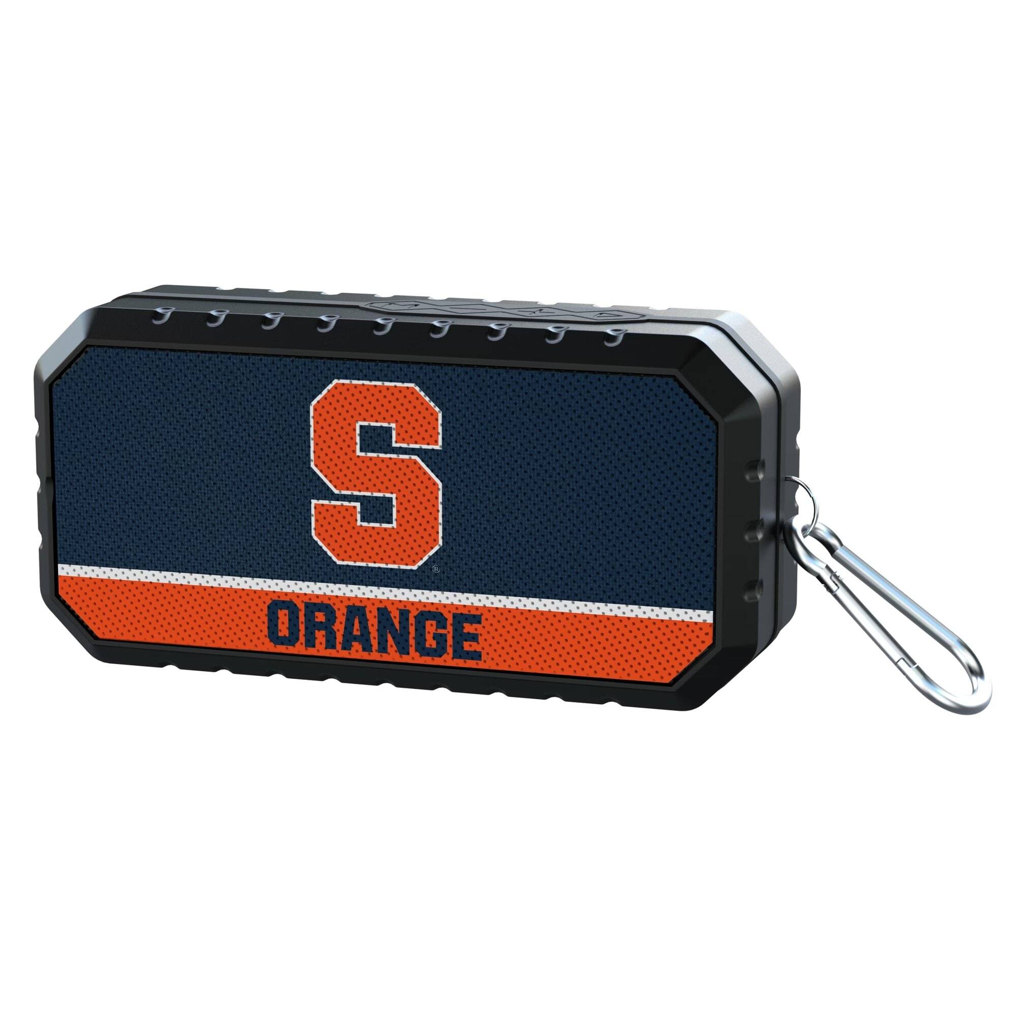 Alt View 1. Keyscaper - Syracuse Orange End Zone Water Resistant Bluetooth Speaker - Multicolor.