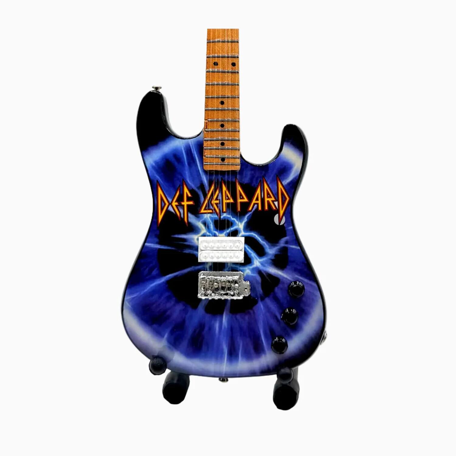 Front. PopMarket - Def Leppard - The Mini Axe - Def Leppard - Adrenalize - Mini Guitar Replica Collectible   - COLLECTIBLES - Multicolor.