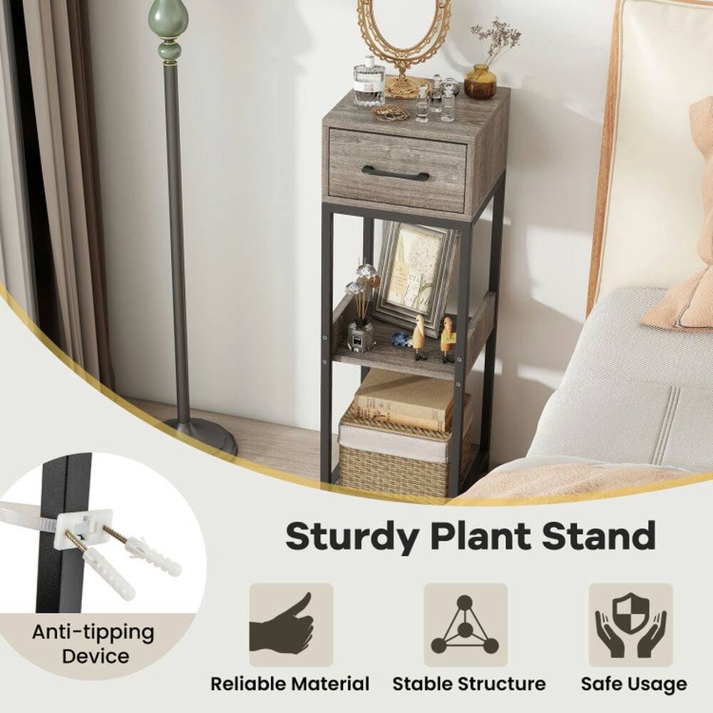 Sturdy Plant Stand  
Anti-tipping Device  
Reliable Material  
Stable Structure  
Safe Usage