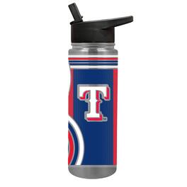 Great American Products - Texas Rangers 24oz. Cool Vibes Jr. Thirst Hydration Water Bottle - Multicolor