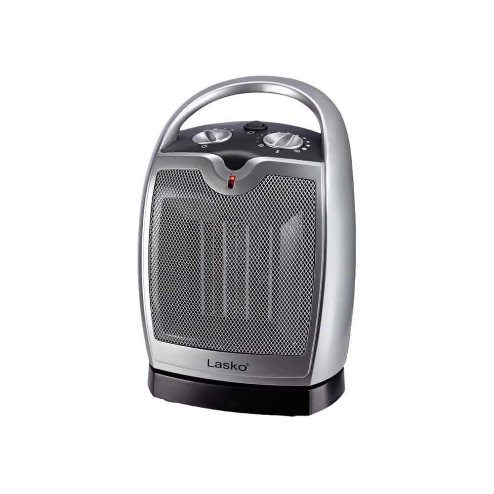 Front. Lasko - Electric Heater - Silver.
