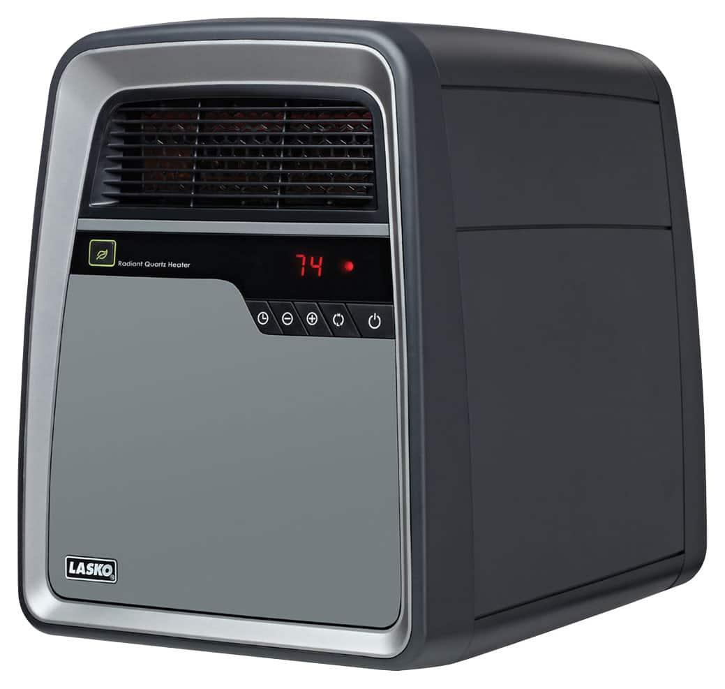 Best Buy: Lasko Cool-Touch Infrared Quartz Heater Black 6101