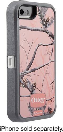 Otterbox - Defender Series Case for Apple® iPhone® SE, 5s and 5 - Pink-Front_Standard 
