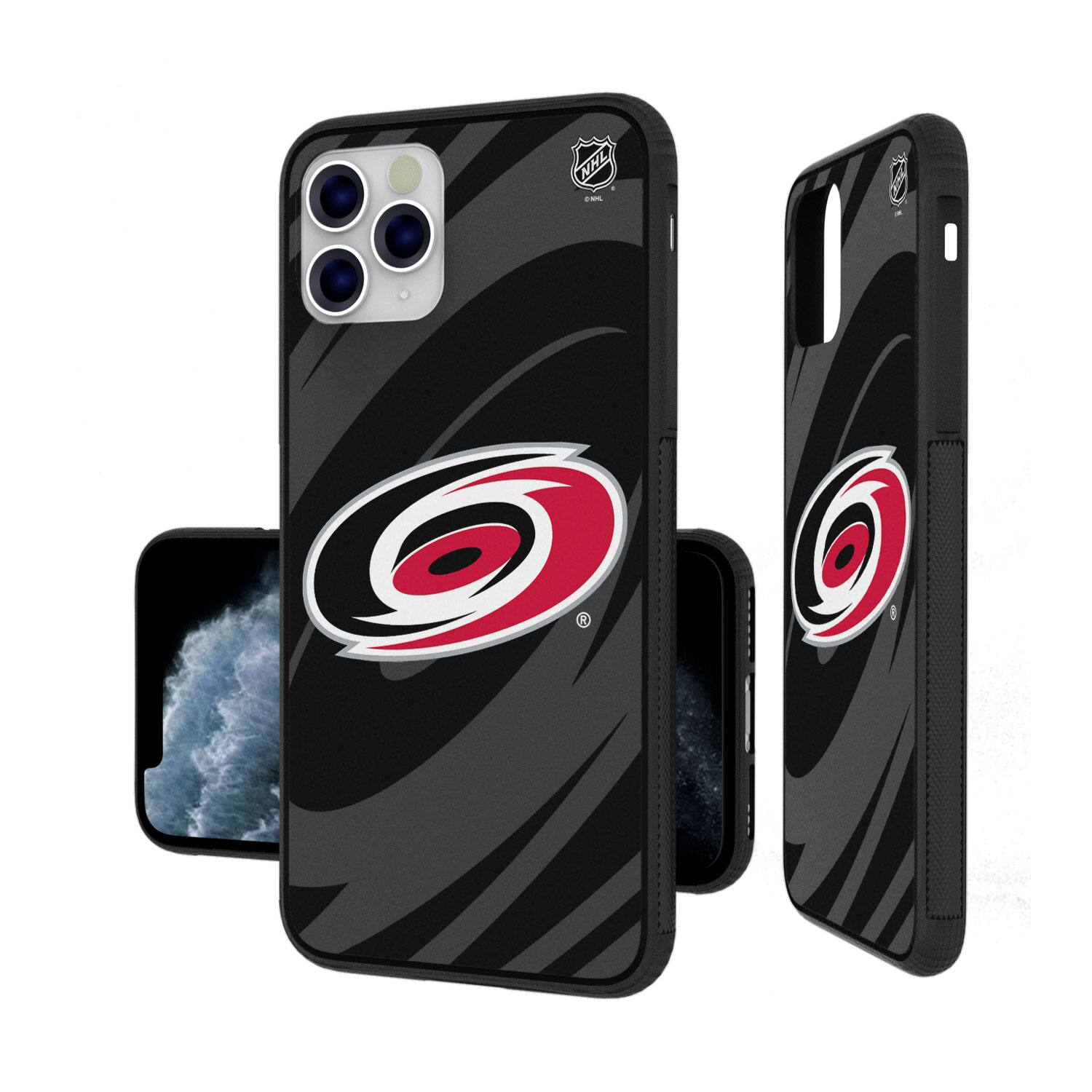 Alt View 2. Keyscaper - Carolina Hurricanes Bump Case with 8.2ft Drop Protection - 14 Pro Max - Multicolor.