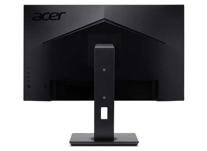 Back. Acer - B247YU 23.8" LCD Monitor 75Hz 2560x1440 WQHD - Black.