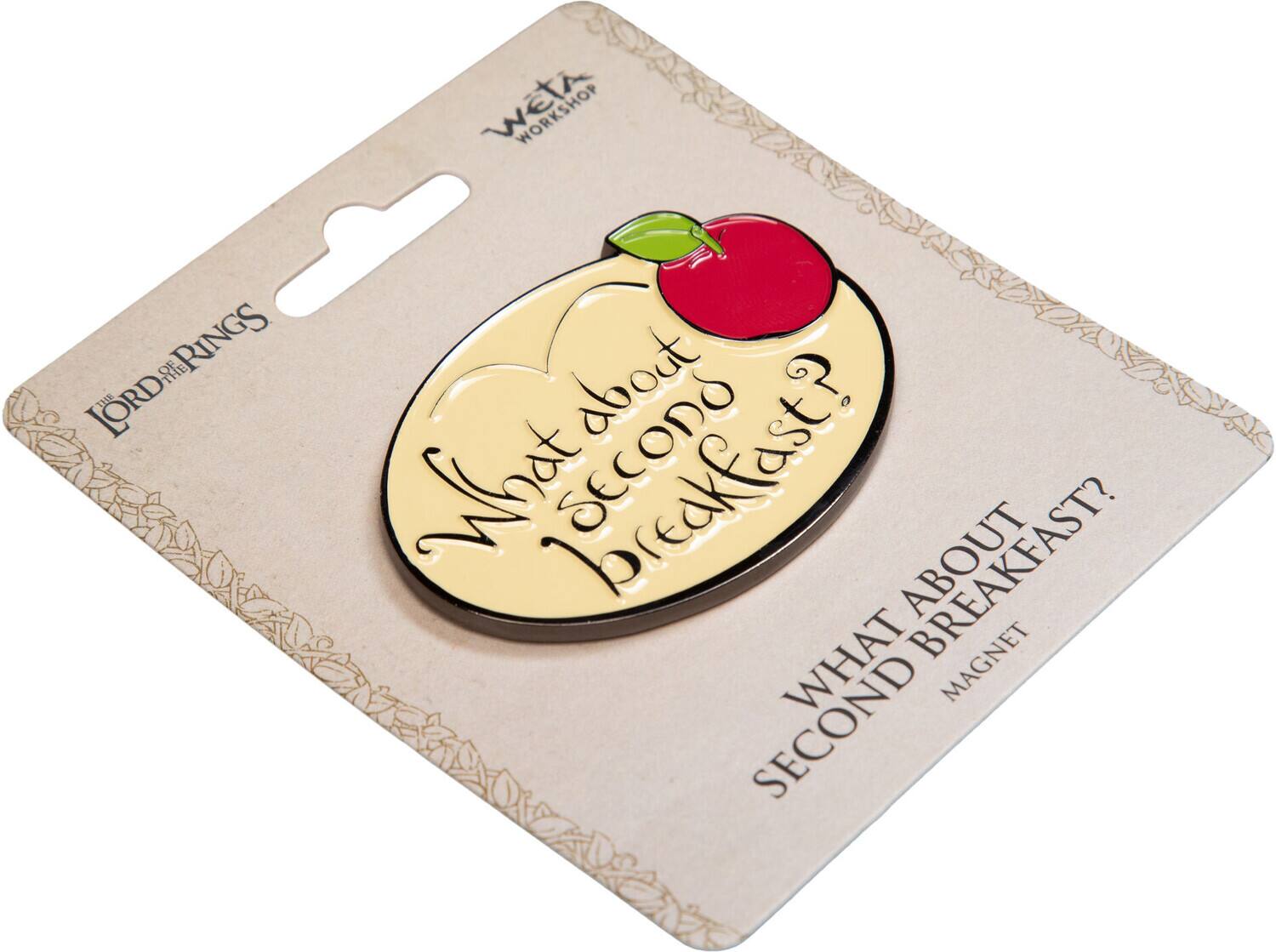 WORKSHOP RINGS  
LORDRINGS  
THE LORD OF THE RINGS  
What about second breakfast?  
WHAT ABOUT SECOND BREAKFAST?  
MAGNET