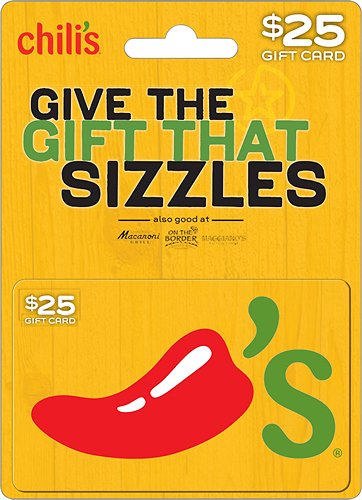 Chili S 25 Gift Card Front Standard
