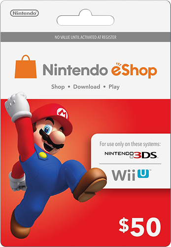 Nintendo eShop Prepaid Card ($50) PARENT - Best Buy