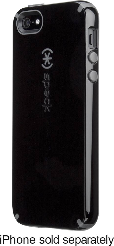 candyshell iphone 5/se case for apple iphone 5, 5s and se - black/slate gray