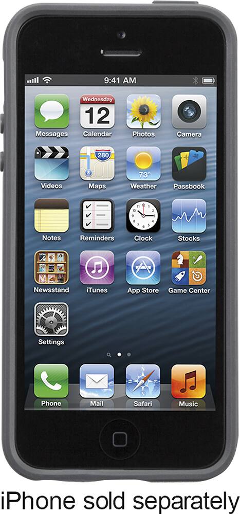 candyshell iphone 5/se case for apple iphone 5, 5s and se - black/slate gray candyshell iphone 5/se case for apple iphone 5, 5s and se - black/slate gray