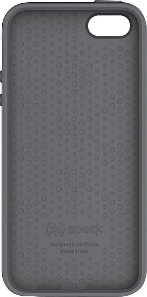 candyshell iphone 5/se case for apple iphone 5, 5s and se - black/slate gray