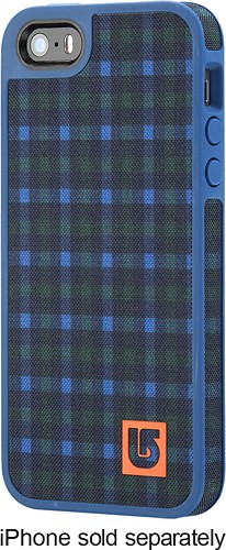  Speck - Burton Fabshell Case for Apple® iPhone® 5 and 5s - Blue/Black Plaid