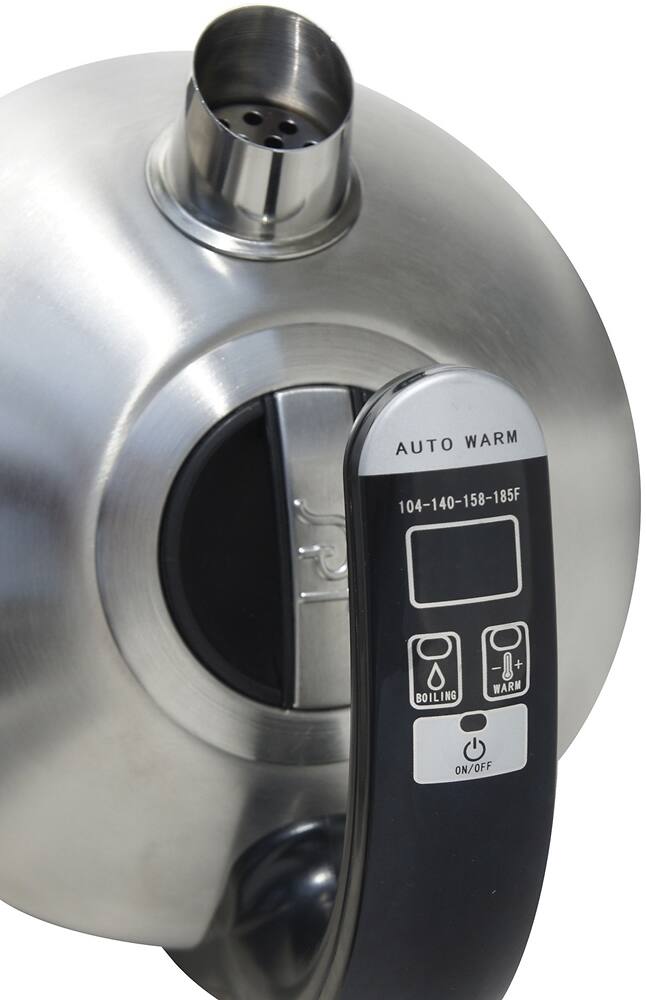 Alt View 1. SPT - 1.8L Electric Kettle - Stainless-Steel.