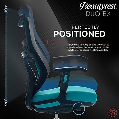Beautyrest DUO EX

PERFECTLY POSITIONED

Dynamic seating allows the user to properly adjust the seat height for the perfect ergonomic seating position.