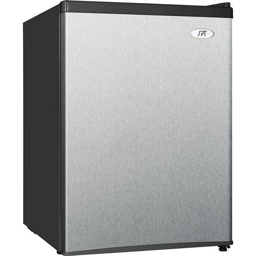 Spt 2.4 cubic feet Compact Refrigerator with Energy Star - Stainless Steel