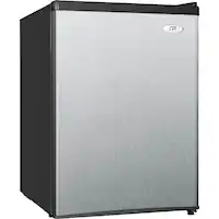 SPT - 2.4 Cu. Ft. Mini Fridge - Stainless Steel - Front_Zoom
